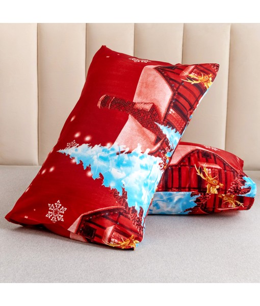 Emporiah Christmas Santa Claus  Duvet Comforter Cover & Pillowcase Bedding Set